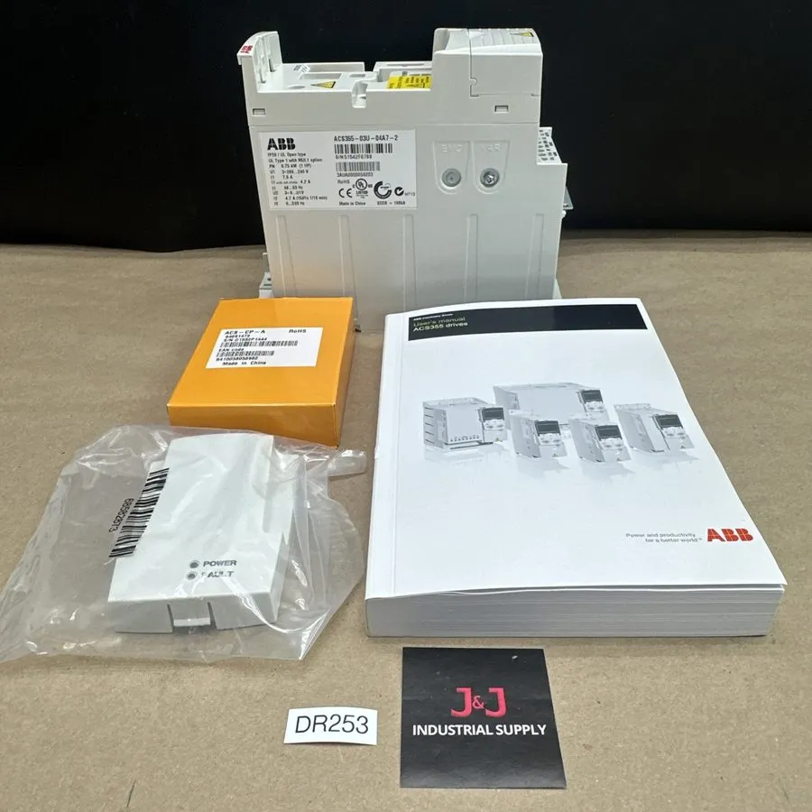 Частотный преобразователь ABB ACS355-03U-04A7-2 LV AC DRIVE 240VAC 7.6A 1HP WOW