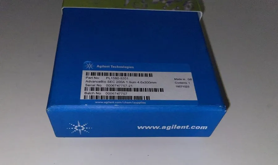 Хроматографическая колонка Agilent AdvanceBio SEC HPLC Column, 200Å 1.9µm, 4.6 x — фото лота 1