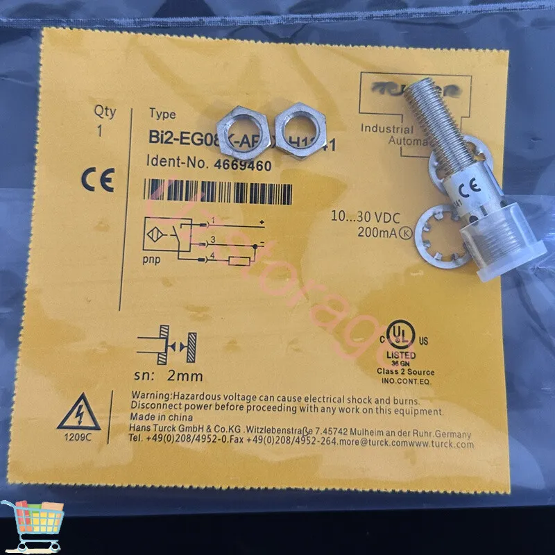 Датчик приближения Turck BI2-EG08K-AP6X-H1341 Inductive Proximity Sensor, 2mm, 1