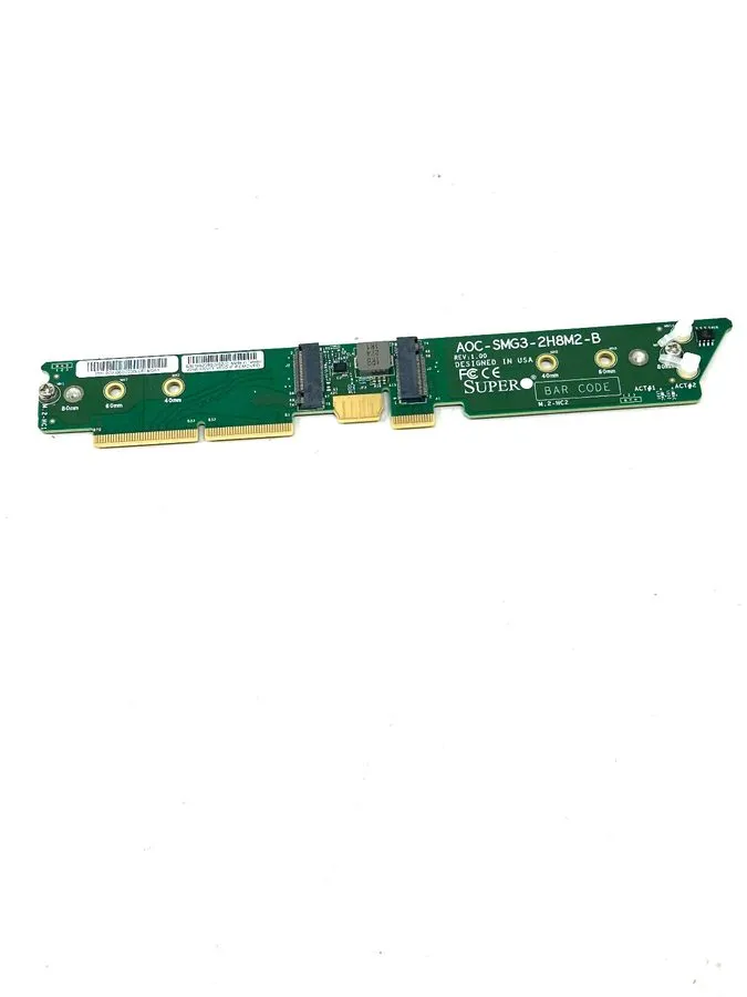 Кабель Supermicro AOC-SMG3-2H8M2-B (REV 1.0) M.2 SATA/NVMe Hybrid Carrier Card