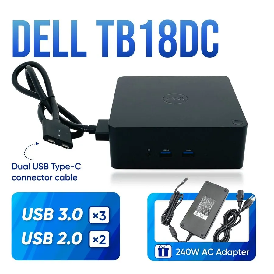 Док-станция Dell K16A K16A001 USB-C Thunderbolt Docking Station TB16 Dell 130W C