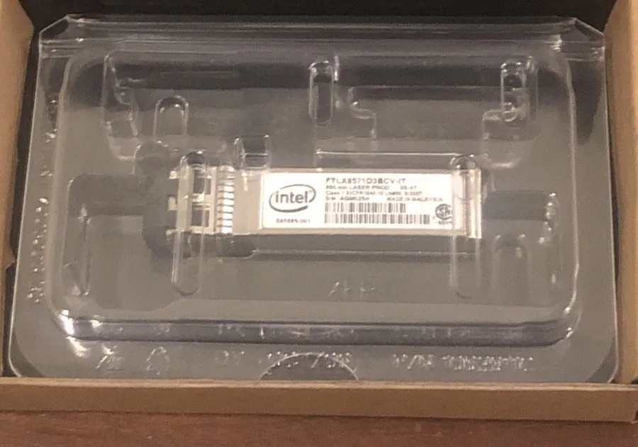 Трансивер Intel FTLX8571D3BCV-IT E10GSFPSR 10G SFP+SR