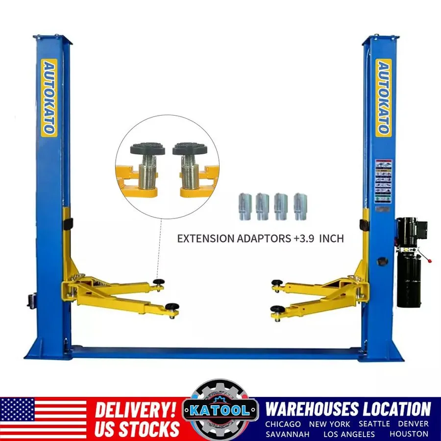 Автоподъёмник AK-H115Z 4.0HP Two Post Auto Lift 11000 lbs Auto Truck 2 Post Lift
