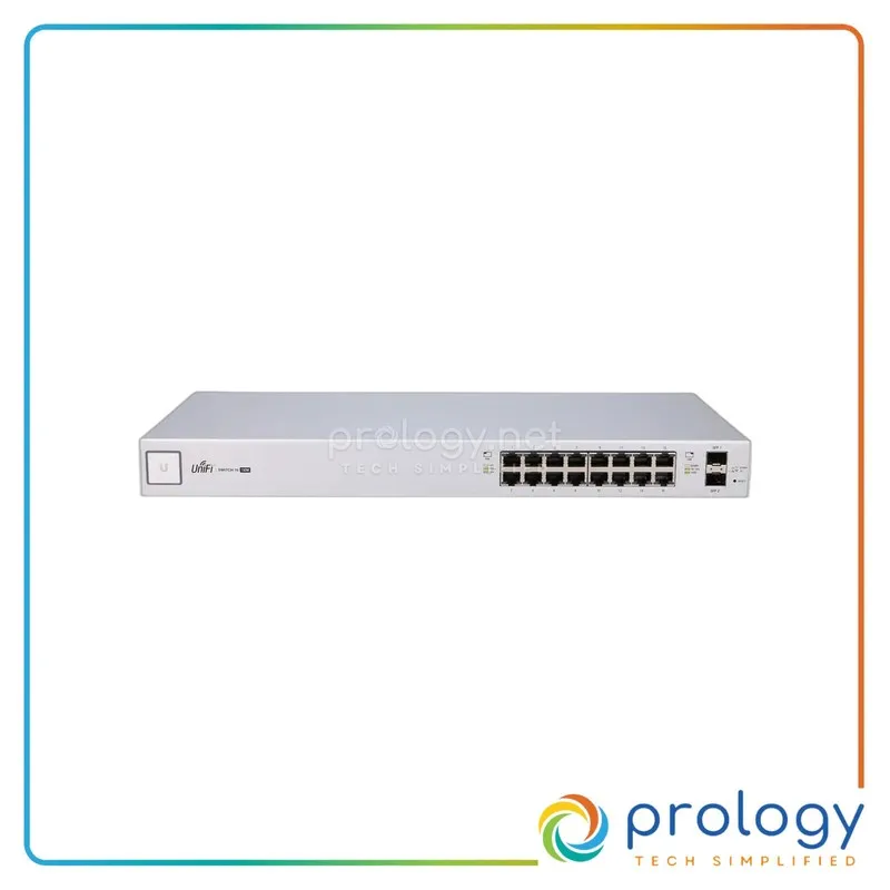 Коммутатор Ubiquiti UniFi US-16-150W 16-Port Gigabit Managed PoE+ Switch