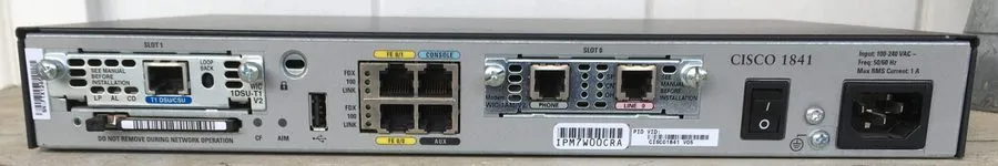Маршрутизатор Cisco 1841 2-Port 10/100 Wired Router