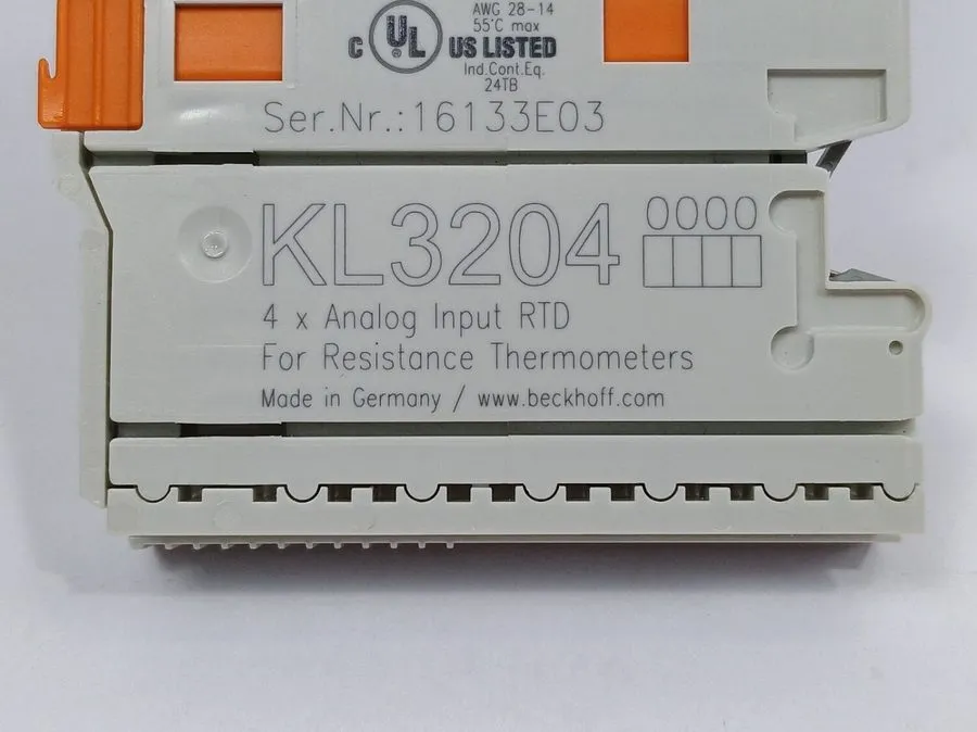 Модуль ввода-вывода Beckhoff EL3204 4-Channel Analog Input Terminal PT100 RTD Et