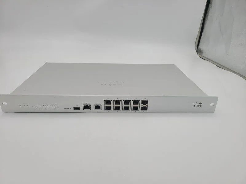 Маршрутизатор Cisco MX100-HW Meraki Router Security Cloud Managed Appliance Uncl