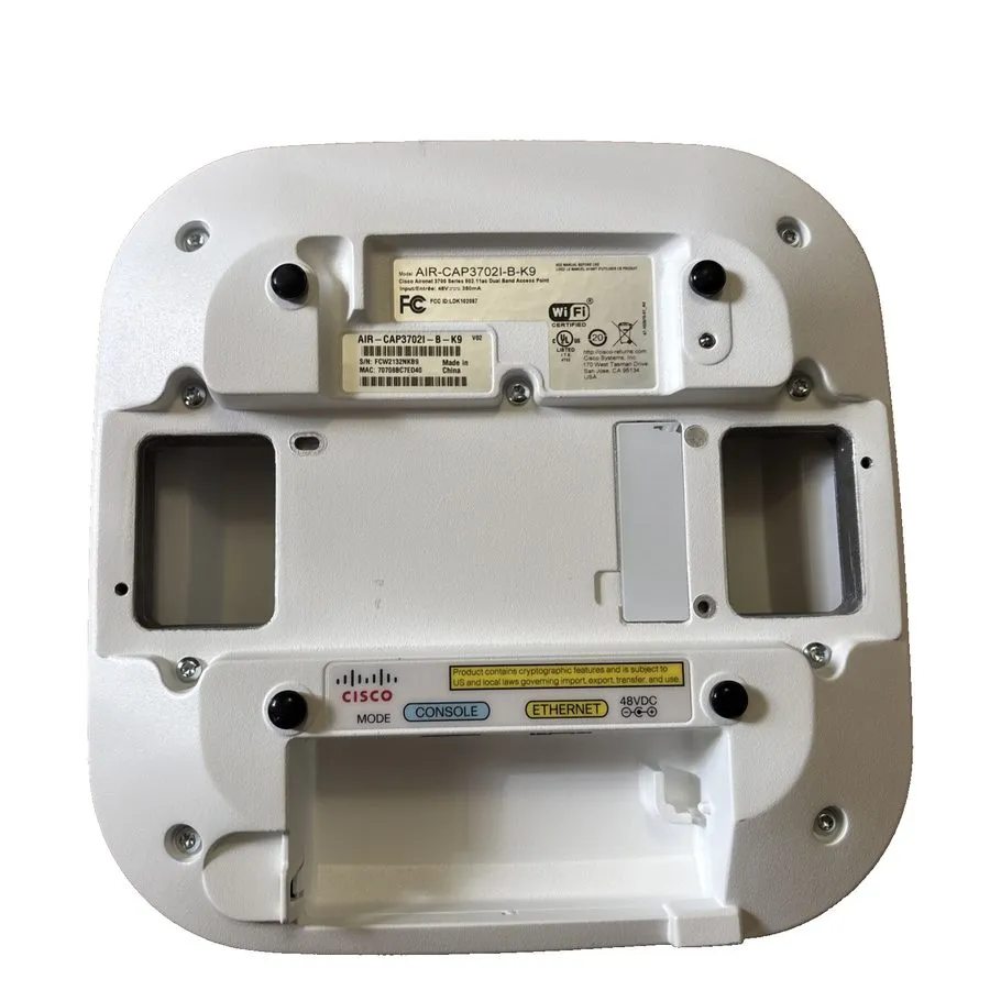 Точка доступа Wi-Fi Cisco Aironet 3702I Wireless Access Point AIR-CAP3702I-B-K9 