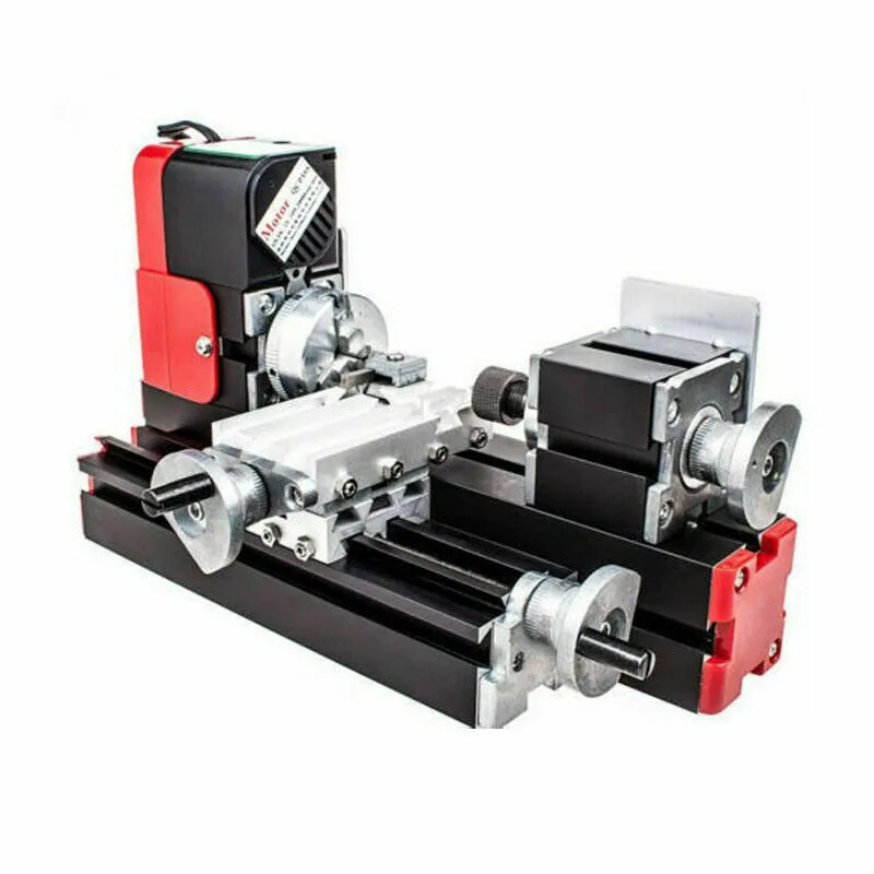 Оборудование ЧПУ Miniature Multifunction Metal Motorized Mini Lathe Machine DIY 
