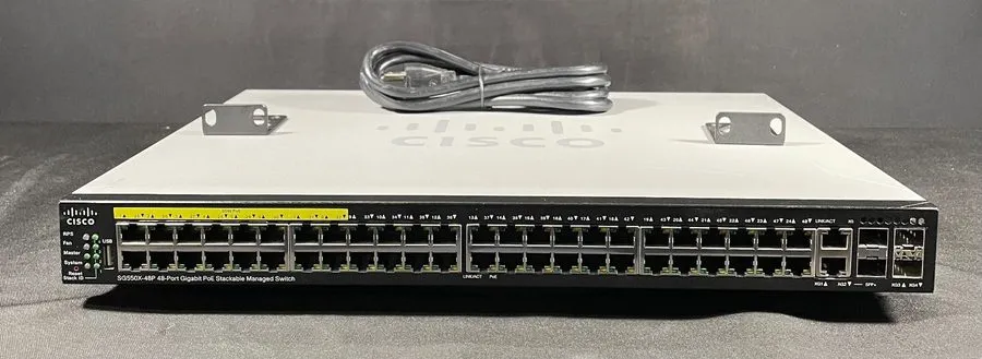 Коммутатор Cisco SG550X-48P-K9 48Port GbE PoE+ Switch