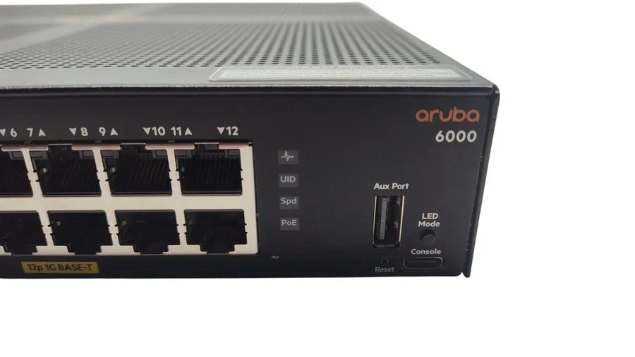 Коммутатор HP Aruba 6000 12G Class4 2G/2SFP 139W 12-Port Gigabit PoE Network Swi