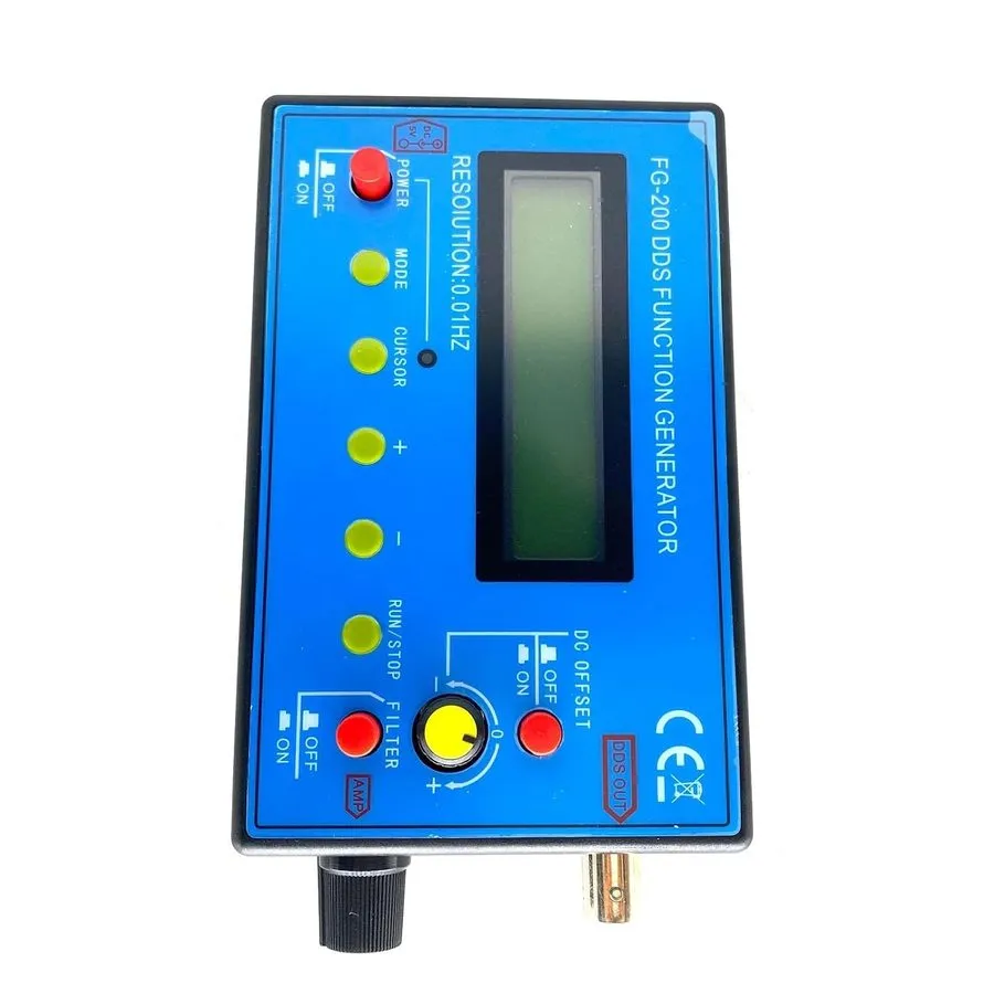 Генератор сигналов FG200 DDS Function Signal Generator 0.01Hz 500Khz Frequency C — фото лота 2