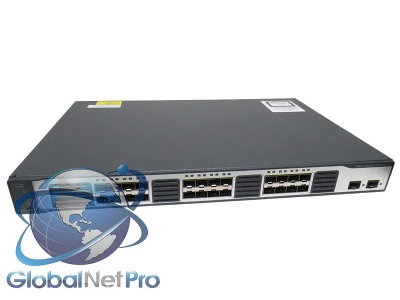Коммутатор Cisco WS-C3750V2-24FS-S Catalyst 3750V2 24 Port 1000base-FX + 2 SFP