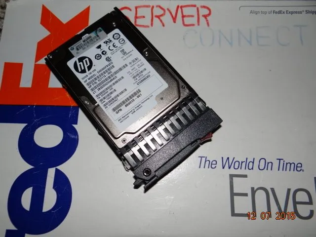 Жёсткий диск HP 600GB 2.5" 10k 6G DP SAS HDD Hard Drive EG0600FBVFP 641552-003
