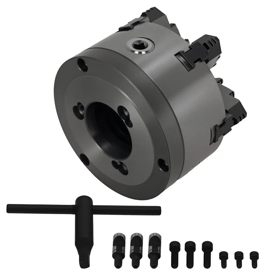 Режущий инструмент Cast Iron Self Centering 6-Jaw Lathe Chuck K13-160A D1-4 160m — фото лота 2
