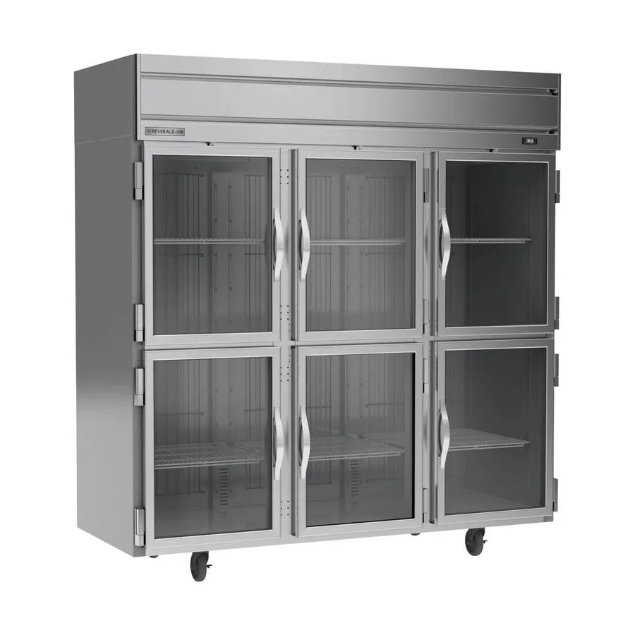Холодильный шкаф Beverage Air HR3HC-1HG 78" 3-Section Reach-In Refrigerator w/ 6 — фото лота 1