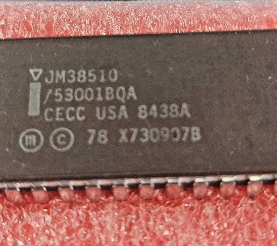 Микросхема M38510/53001BQ TEXAS INSTRUMENTS IC 8086, MICROCIRCUIT, DIP — фото лота 1
