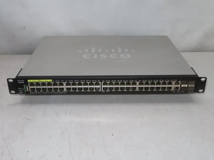 Коммутатор Cisco SG350X-48P 48-Port Gigabit PoE+ Stackable Managed Switch
