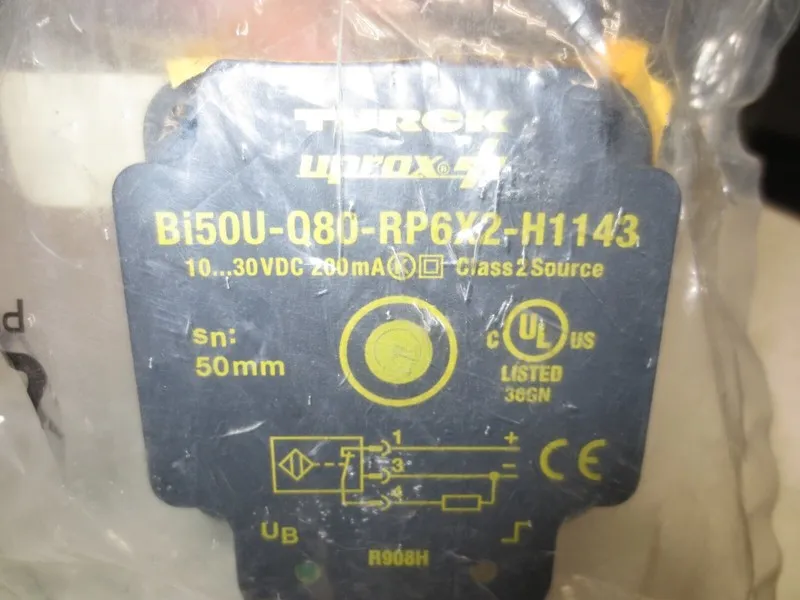 Датчик приближения Turck Bi50U-Q80-RP6X2-H1143 Proximity Sensor, 10-30VDC, 200mA