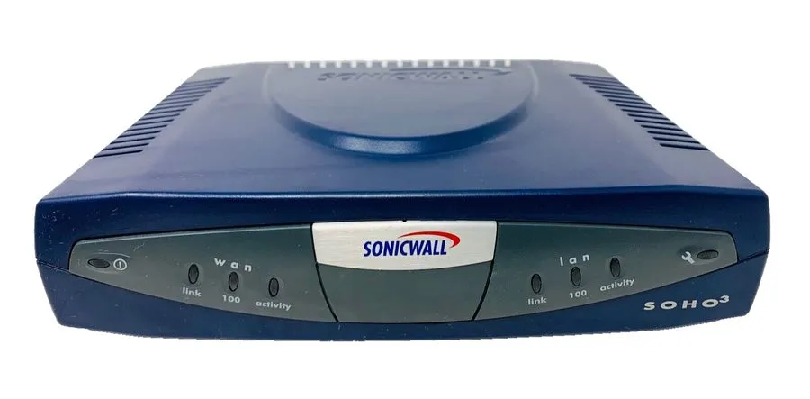 Межсетевой экран SonicWall Soho3/25 Firewall Model Apl04-22 01-Ssc-2941 Fatturab