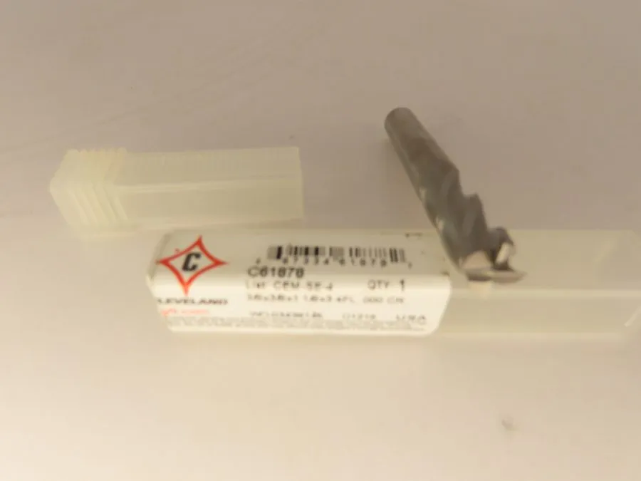 Режущий инструмент Cleveland C61878 4-Flute Carbide Square Single End Gp End Mil — фото лота 2
