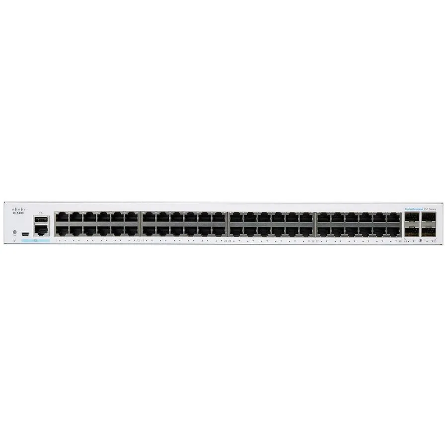 Коммутатор Cisco CBS250-48T-4G-UK 48-Port Gigabit Ethernet Smart Switch 4x 1G SF — фото лота 2