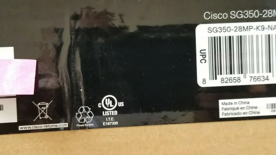 Коммутатор Cisco SG350-28P-K9 28-Port Gigabit PoE Managed Switch