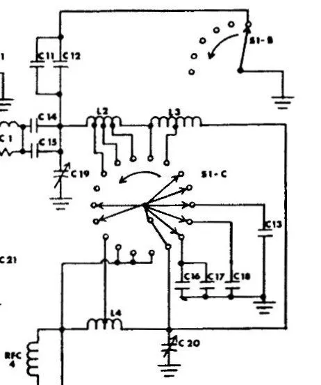 Коммутатор Band switch rear wafer requires good skill для Ameritron AL82 AL1200  — фото лота 2