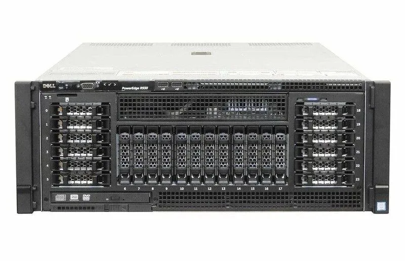 Сервер Dell R930 24SFF Server, 4x 8890V4 (96C/192T), 1024GB RAM, H730P, 10Gb