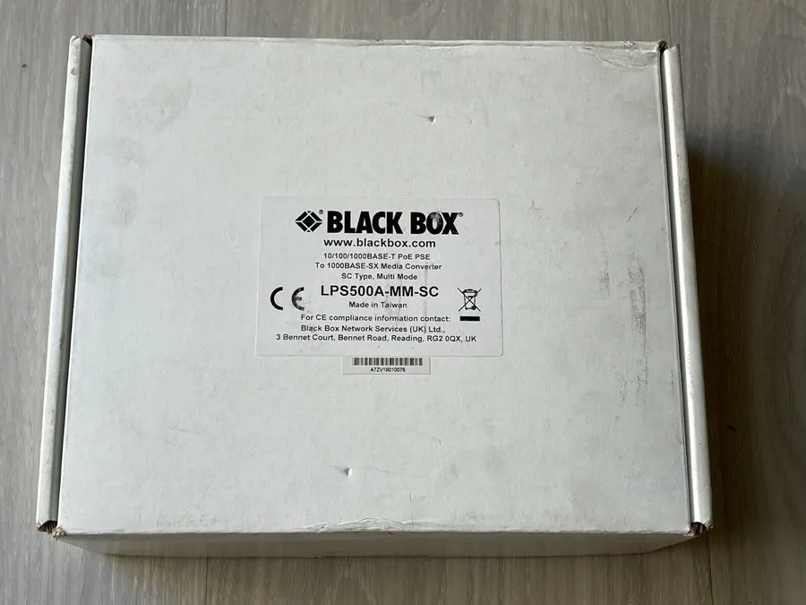 Медиаконвертер Black Box LPS500A-MM-SC Media Converter Gigabit Ethernet Media Co