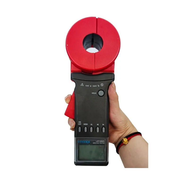 Тестер Digital Ground Resistance Meter Detector 0.01-1200ohm Alarm Function Clam