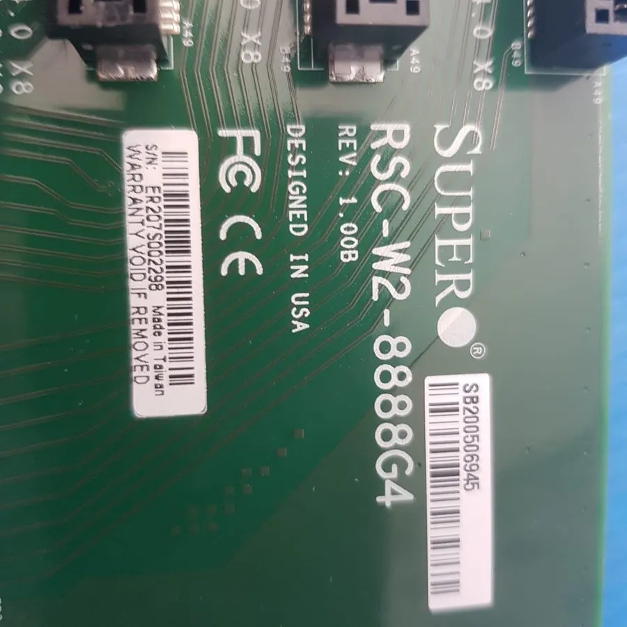 Райзер-плата 2 x Supermicro 2U PCI-Express x16 Riser Card RSC-W2-8888G4 =270$