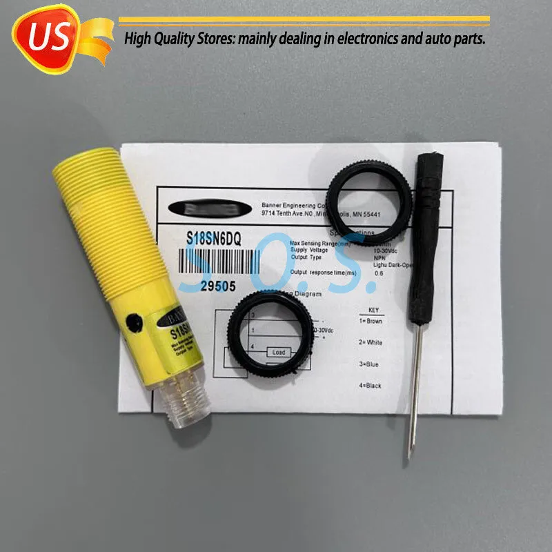 Фотоэлектрический датчик BANNER S18SN6DQ Photoelectric Switch Sensor