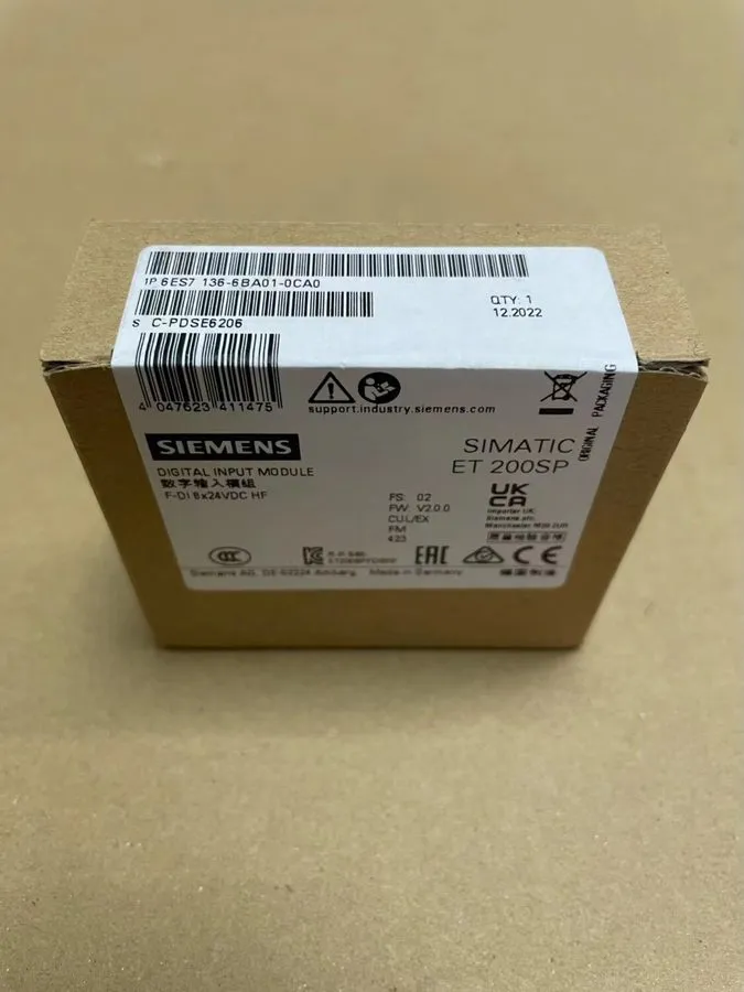Модуль ввода-вывода Siemens 6ES7136-6BA01-0CA0 simatic ET 200SP US
