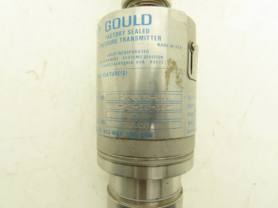 Датчик давления Gould Statham PG3000-200 Electronic Pressure Transmitter 30VDC 2