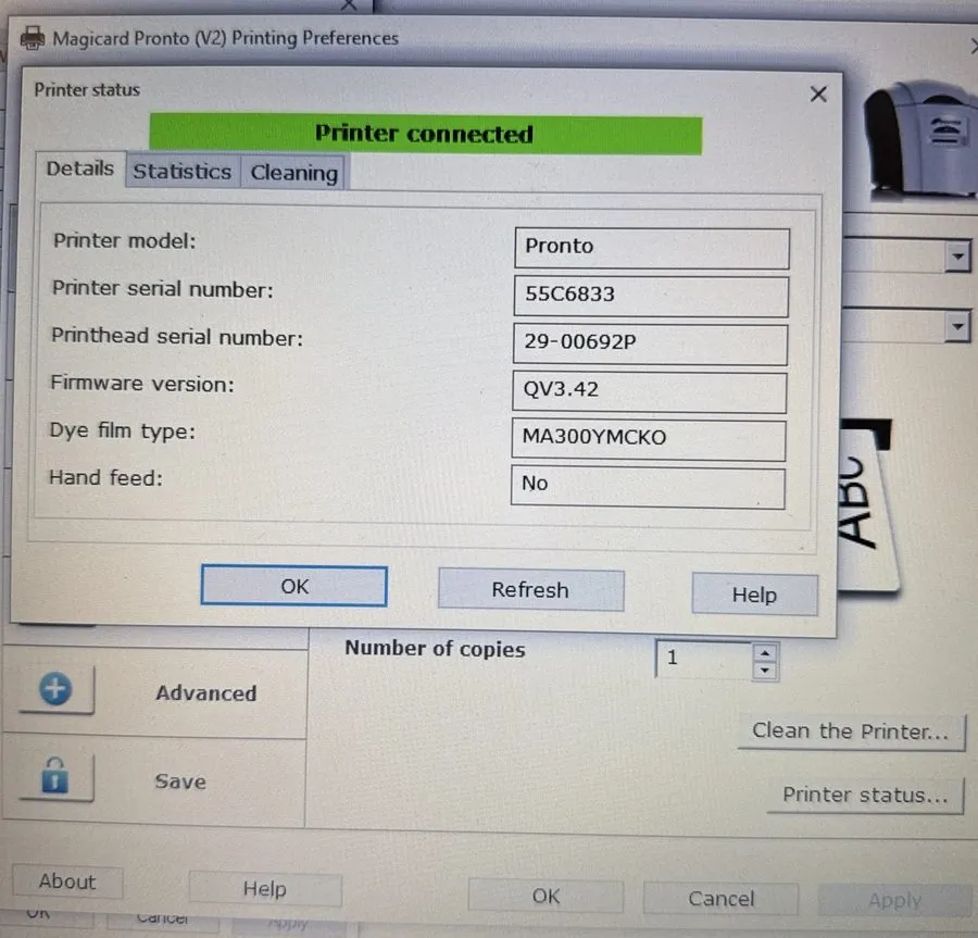 Принтер этикеток Magicard Pronto ID Card Printer 3649-0001 Single-Sided sold as