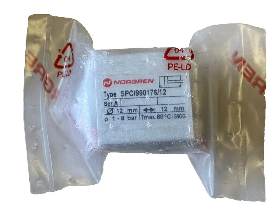 Пневмоцилиндр Norgren SPC/990176/12 Pneumatic Cylinder Piston Rod Industrial Aut — фото лота 1