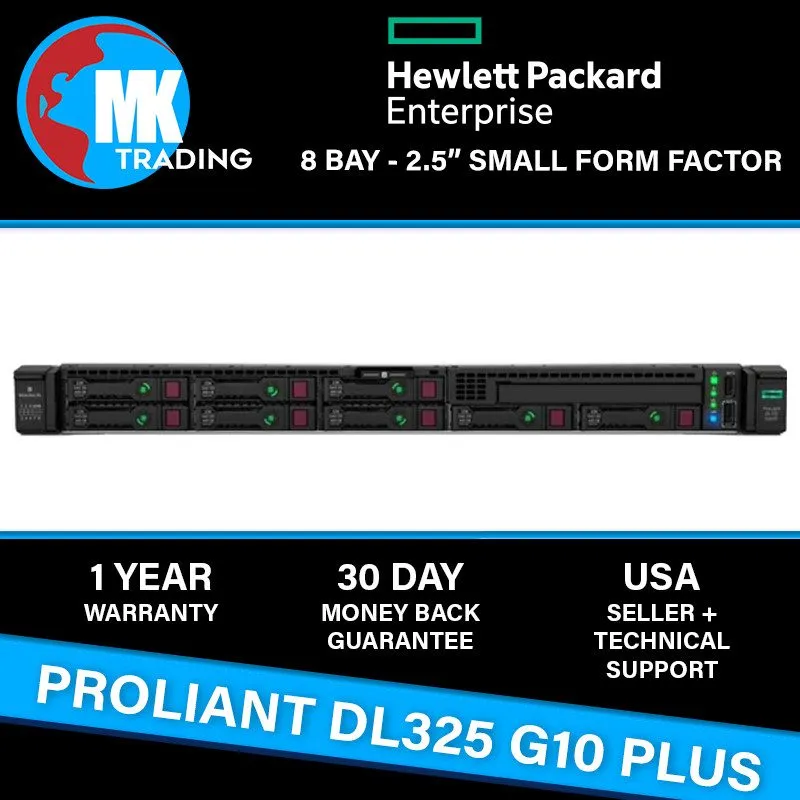 Сервер HPE ProLiant DL325 G10 Plus 8B SFF 1U Server -V1- Choose RAM/Drives Whole