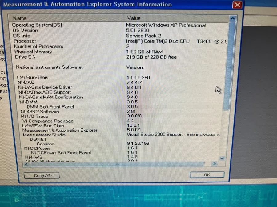 Контроллер NATIONAL INSTRUMENTS PXIe-8108 DUAL INTEL CORE 2 DUO EMBEDDED CONTROL — фото лота 1