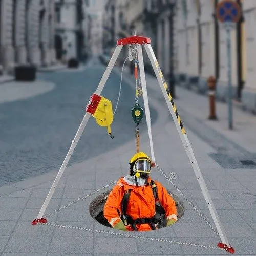 Оборудование видеонаблюдения Confined Space Tripod Kit Manual Legs Rescue Tripod