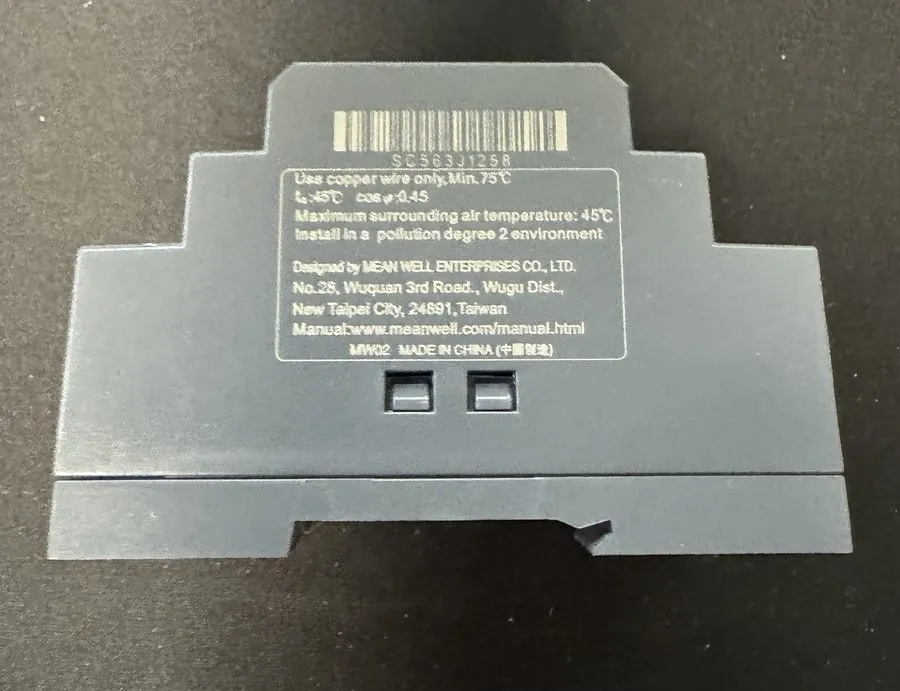 Блок питания DIN Rail Power Supply 100-240VAC 1.8A 50/60Hz Mean Well HDR-60-12 — фото лота 1
