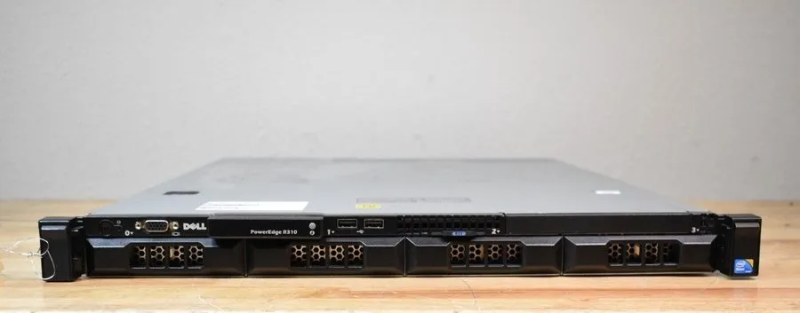 Сервер Dell POWEREDGE R310 1x X3430 2.4GHz 32GB RAM ECC 4x600GB | PERC 6/I | 2x4