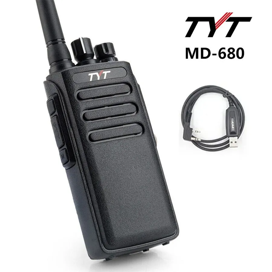 Радиостанция TYT MD-680 10W UHF 400-470MHz Digital Walkie Talkie IP67 Waterproof