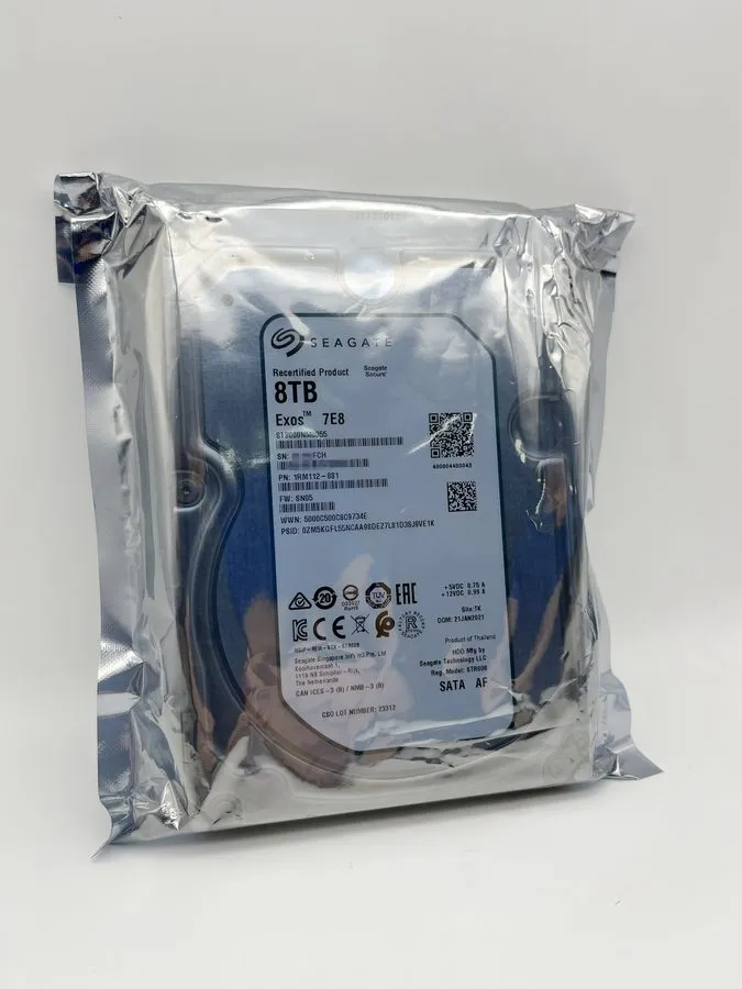 Жёсткий диск Seagate Exos 7E8 8TB ST8000NM0055 3.5" SATA III Enterprise Hard Dri