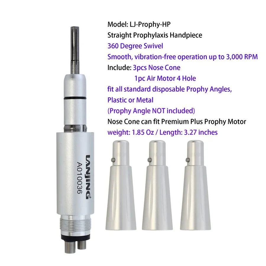 Стоматологический наконечник Dental Hygiene Prophy Handpiece Straight 4:1 Nose C — фото лота 2