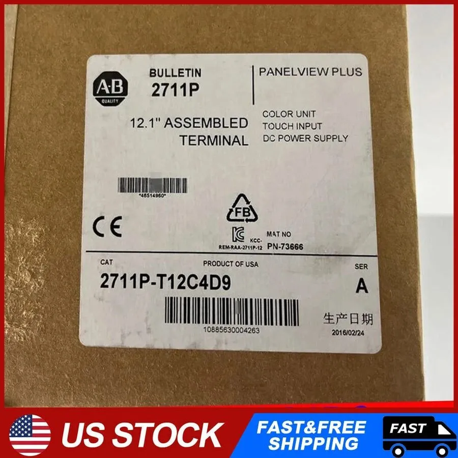 Панель оператора Unopen Allen Bradley 2711P-T12C4D9 /A PanelView Plus 6 1250 12" — фото лота 1