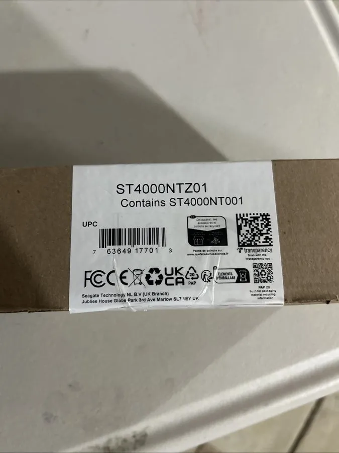 Жёсткий диск Seagate ST4000NT001 4TB 3.5" SATA 7200RPM 256MB IronWolf Pro NAS HD — фото лота 1