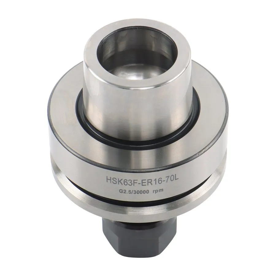 Патрон HSK63F-ER16A-70 Collet Chuck Tool Holder G2.5 30k RPM CNC Router HSK 63F — фото лота 1