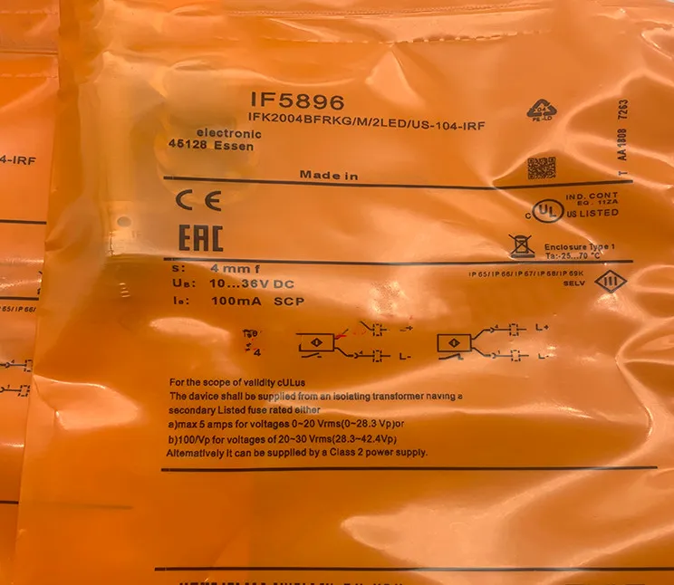 Датчик приближения IF5896 IFM Proximity Sensor