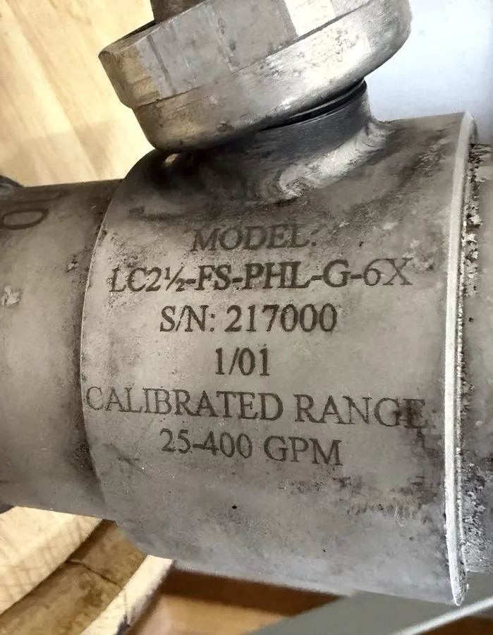 Расходомер Liquid Controls S/S Turbine Flow Meter LC2 1/2-FS-PHL-G-6X 25-400 GPM — фото лота 2